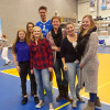 Volleyballers ondersteunen oud clubgenoot