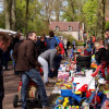 Koningsdag in Sleen in wintersfeer