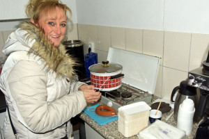 Veel belangstelling op de ijsbaan