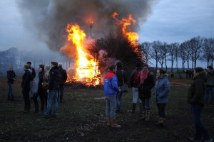 Paasvuur in Sleen, Noord-Sleen en Erm