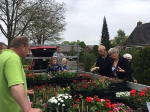 Bloemenactie in Sleen op 11 en 12 mei