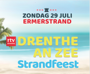 Ermerstrand: strandfeest 'Drenthe an Zee'