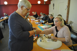 Kantklos ontmoetingsdag in Sleen