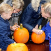 Succesvolle middagen uithollen pompoenen