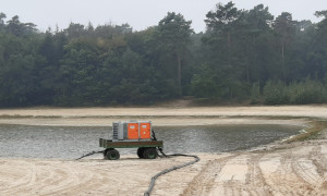 Kibbelkoele wordt leeggepompt