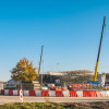 Plaatsing viaduct bij Knooppunt Emmen-West