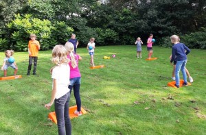 Trainen in Sleen voor NK Stoepranden