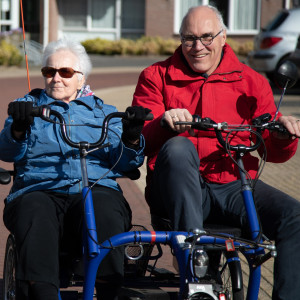 Werkgroep Duofietsen geeft demonstratie