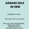 Garage Sale op 2 april in Erm