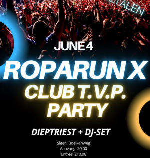 Feestavond Roparun x Club T.V.P. op 4 juni