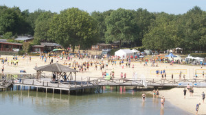 Flink zweten tijdens beachvolleybaltoernooi