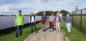 Rondleiding op zonnepark voor omwonenden