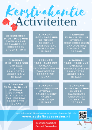 Zaalvoetballen in Sleen op 4 januari