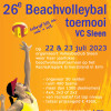 Beachvolleybaltoernooi: tot 1 mei inschrijven