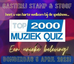 Gasterij presenteert Top 2000 spelshow