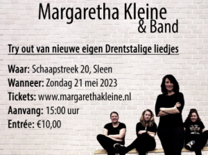 Try-out Margaretha Kleine op 21 mei in Sleen