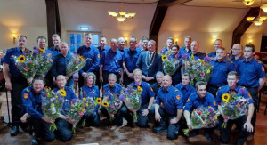 Diploma's en en jubilea bij brandweer Sleen