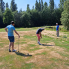 SleenWebbers golfen tijdens vrijwilligersuitje