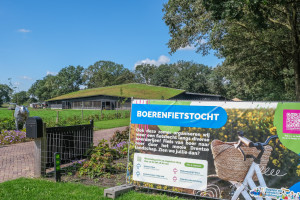 Boerenfietstocht valt erg in de smaak