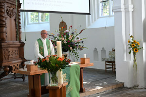 Dominee Jitse Scheffer nam zondag afscheid