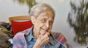 Mevrouw Blaak uit Sleen is 102 jaar