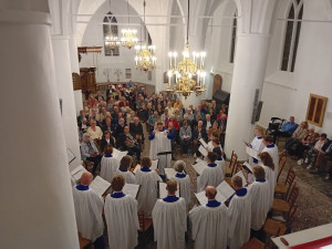 Publiek geniet van Cathedral Music in Sleen