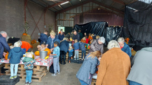 Pompoen uithollen in de Herfstvakantie