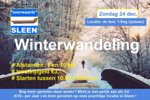 IJsvereniging organiseert winterwandeling