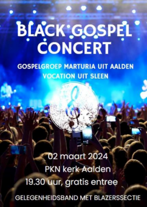 Black Gospel concert door Vocation en Marturia