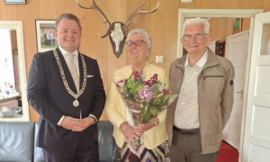 Jan en Mina Kamps 60 jaar getrouwd