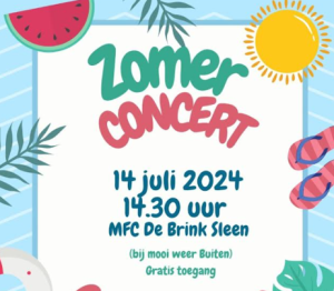 Muziekvereniging geeft zomers zomerconcert