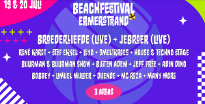 Beachfestival Ermerstrand op 19 en 20 juli