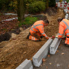 Nieuw trottoir op de Oldengaerde