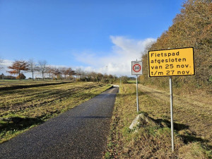 Fietstunnel afgesloten wegens onderhoud