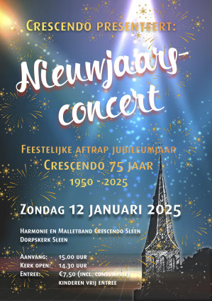 Crescendo geeft nieuwjaarsconcert in Dorpskerk