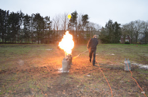 Carbid schieten: knallen in gezellige sfeer