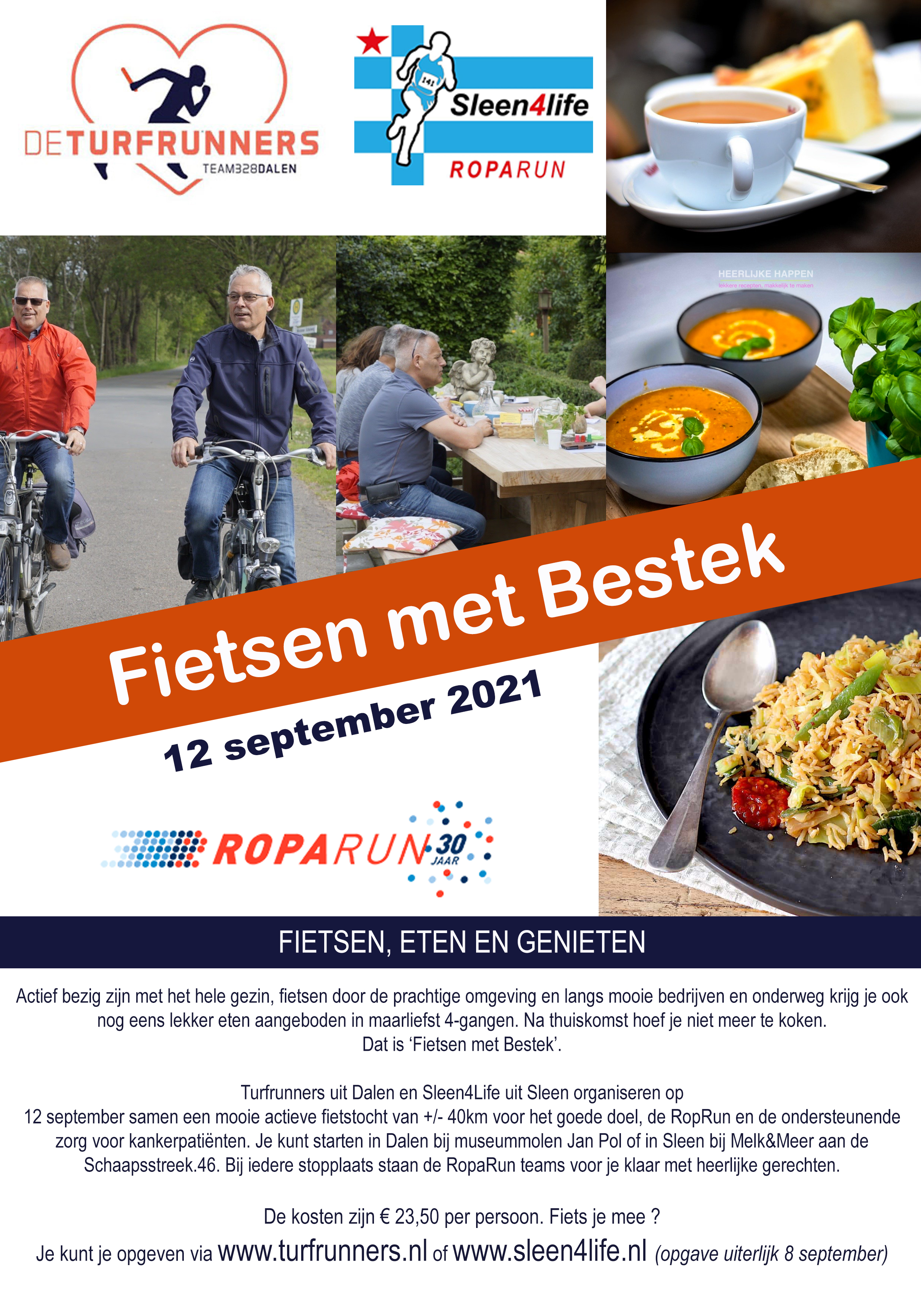 fietsen met bestek